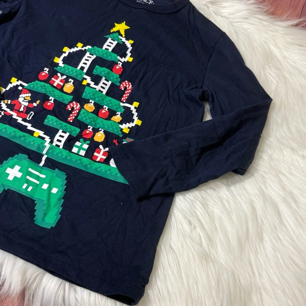 The Children’s Place “Gamer” Christmas Long Sleeve Shirt - Boys Size M (7/8)